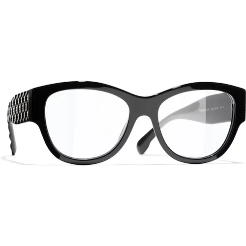 Schwarze Optische Brille Klassischer Stil - Chanel - Modalova