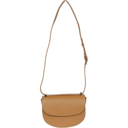 Stylish Leather Bag , female, Sizes: ONE SIZE - A.p.c. - Modalova