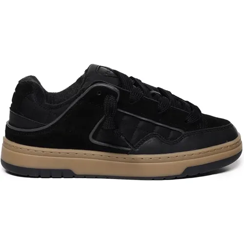 Suede Lace-Up Sneakers Italy , female, Sizes: 6 UK, 5 UK, 7 UK, 4 UK - D.a.t.e. - Modalova