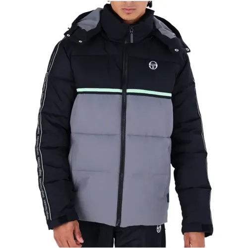 Bicolor Steppjacke Midday , Herren, Größe: M - Sergio Tacchini - Modalova