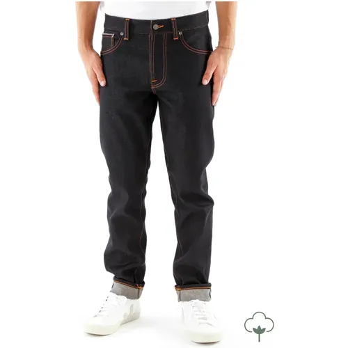 Lean Dean Slim Tapered Fit Jeans , Herren, Größe: W34 L32 - Nudie Jeans - Modalova