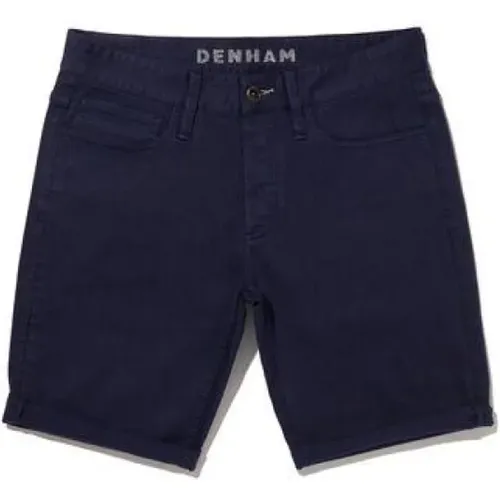 Slim Fit Denim Short , Herren, Größe: W30 - Denham - Modalova