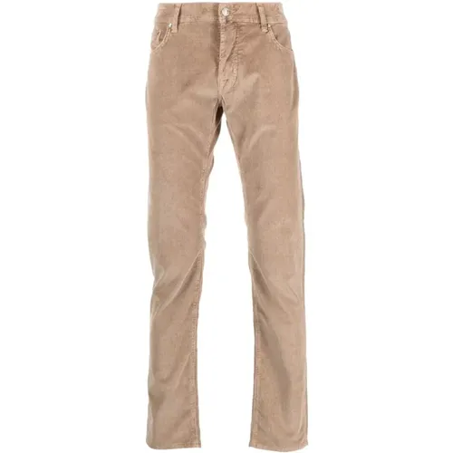 Slim Corduroy Pants , male, Sizes: W34, W33, W35, W36, W38, W37, W31, W32 - Jacob Cohën - Modalova