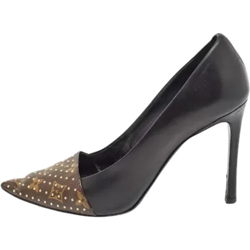 Pre-owned Leather heels , female, Sizes: 6 UK - Louis Vuitton Vintage - Modalova