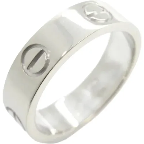 Pre-owned White Gold rings , female, Sizes: ONE SIZE - Cartier Vintage - Modalova