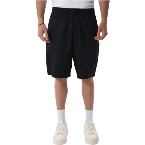 Baumwoll-Bermuda-Shorts , Herren, Größe: W38 - Armani Exchange - Modalova