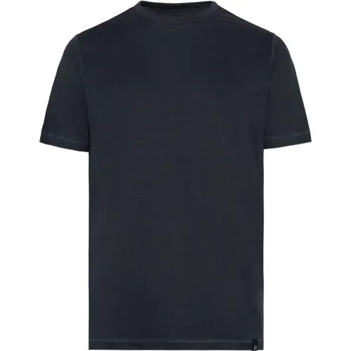 T-Shirt aus Stretch-Leinen-Jersey,T-Shirts - Boggi Milano - Modalova