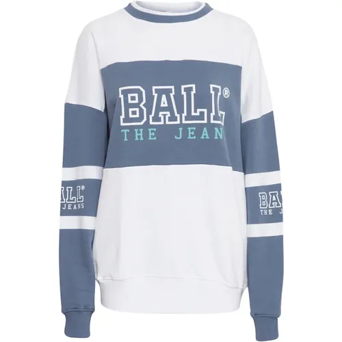 Vintage Indigo Sweatshirt, Stylish & Cozy , female, Sizes: M, XS - Ball - Modalova