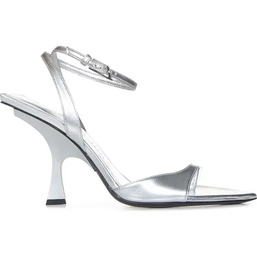 Womens Shoes Sandals Silver Ss24 , female, Sizes: 6 UK, 3 UK, 4 UK - The Attico - Modalova