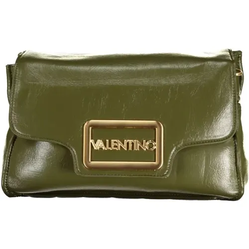 Grüne Polyethylen-Handtasche , Damen, Größe: ONE Size - Valentino by Mario Valentino - Modalova