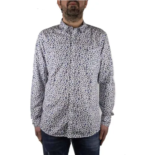 Fantasy Slim Fit Hemd mit Langen Ärmeln , Herren, Größe: 2XL - Sun68 - Modalova