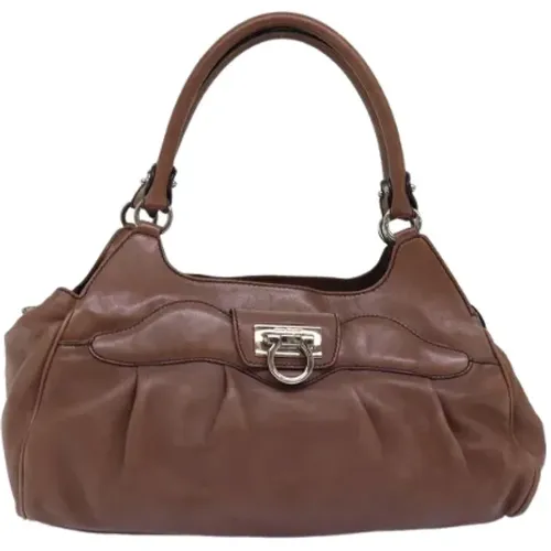 Pre-owned Leather handbags , female, Sizes: ONE SIZE - Salvatore Ferragamo Pre-owned - Modalova