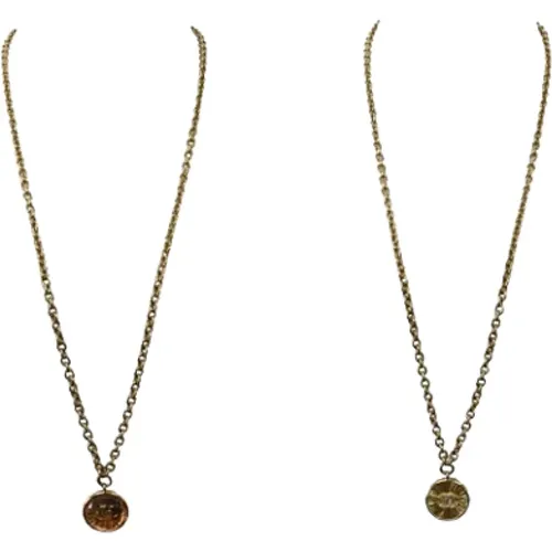 Pre-owned Metal necklaces , unisex, Sizes: ONE SIZE - Chanel Vintage - Modalova