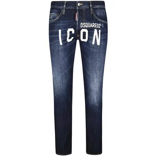 Slim-fit Jeans , Herren, Größe: W32 - Dsquared2 - Modalova