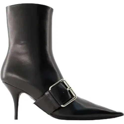 Leather boots , female, Sizes: 5 UK, 6 UK, 7 UK, 2 UK, 3 UK - Balenciaga - Modalova