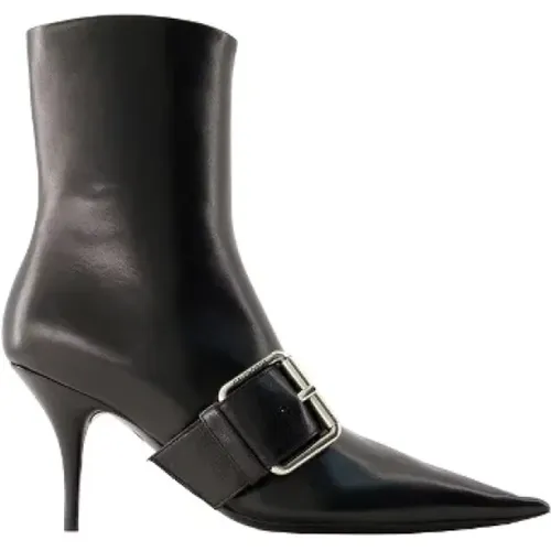 Leather boots , female, Sizes: 5 UK, 6 UK, 7 UK, 8 UK, 2 UK, 3 UK, 4 UK - Balenciaga - Modalova