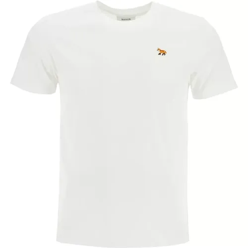 Baby Fox Patch T-shirt , Herren, Größe: S - Maison Kitsuné - Modalova