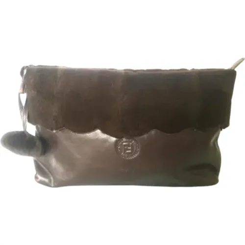 Pre-owned Leather pouches , female, Sizes: ONE SIZE - Fendi Vintage - Modalova