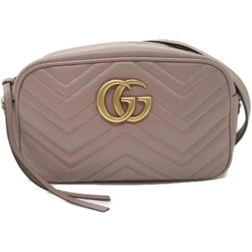 Pre-owned Leder schultertasche - Gucci Vintage - Modalova