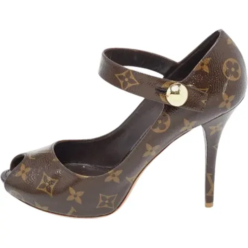 Pre-owned Canvas heels , female, Sizes: 7 UK - Louis Vuitton Vintage - Modalova