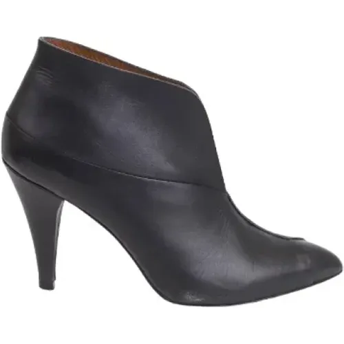 Pre-owned Leather heels , female, Sizes: 6 1/2 UK - By Malene Birger Pre-owned - Modalova