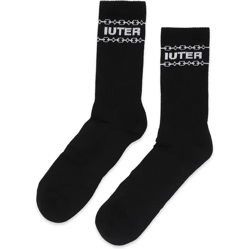 Calzini Chain Socks , male, Sizes: ONE SIZE - Iuter - Modalova