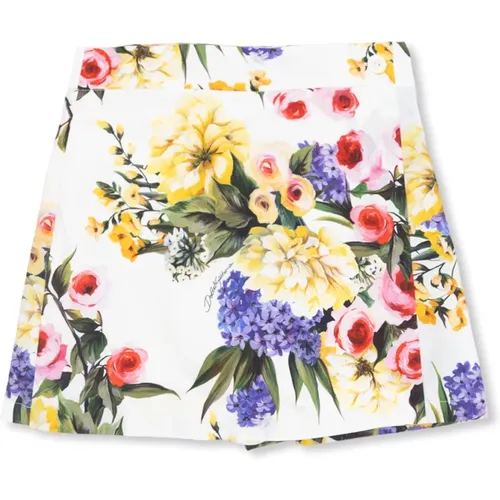 Rock-Shorts mit Blumenmuster - Dolce & Gabbana - Modalova