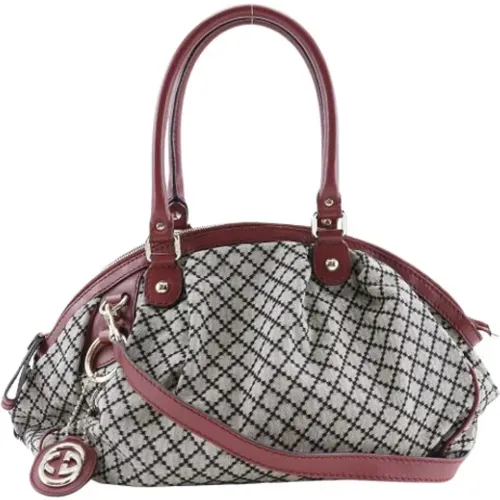 Pre-owned Canvas gucci-bags , female, Sizes: ONE SIZE - Gucci Vintage - Modalova