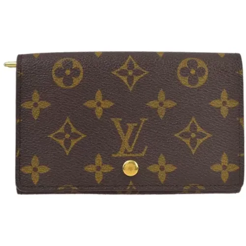 Pre-owned Leather clutches , female, Sizes: ONE SIZE - Louis Vuitton Vintage - Modalova