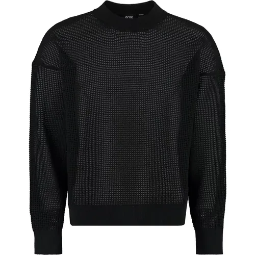 Gehäkelter Strickpullover , Herren, Größe: L - GCDS - Modalova