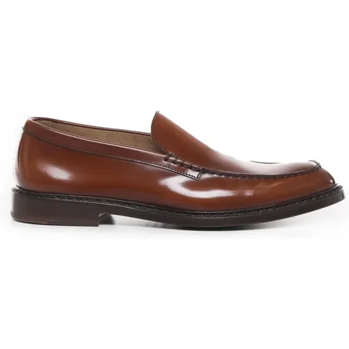 Flat Shoes, Rubber Sole, Round Tip , male, Sizes: 9 1/2 UK, 10 UK, 8 1/2 UK, 6 UK, 10 1/2 UK, 11 UK, 9 UK - Doucal's - Modalova