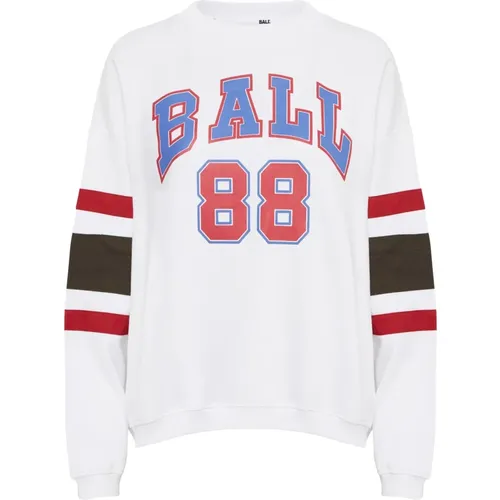 Stilvolles Weißes Sweatshirt Ball - Ball - Modalova