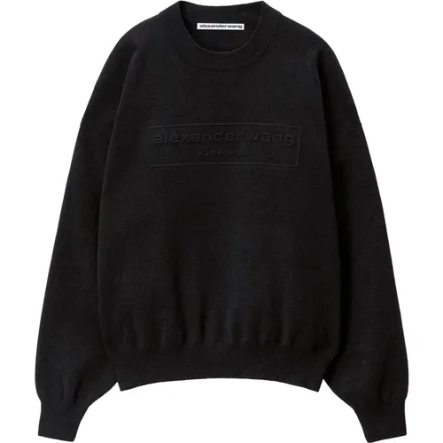 Stylischer Pullover für Männer und Frauen , Damen, Größe: L - alexander wang - Modalova