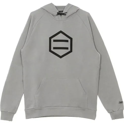 Logo Hoodie Light Grey Men's , male, Sizes: XL, L, M - Dolly Noire - Modalova