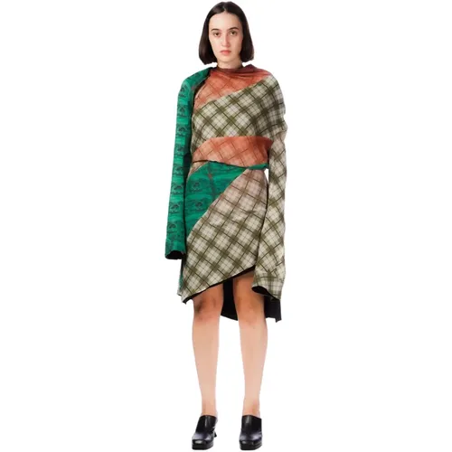 Brook Print Twisted Drape Mini Kleid - Ottolinger - Modalova