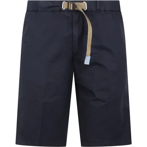 Stretch Cotton Shorts , male, Sizes: L, S, XS, XL - White Sand - Modalova