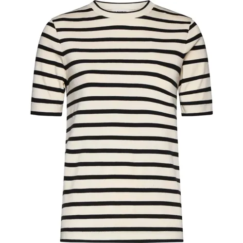 Striped Knitted T-shirt , female, Sizes: S, XS, M - Jil Sander - Modalova