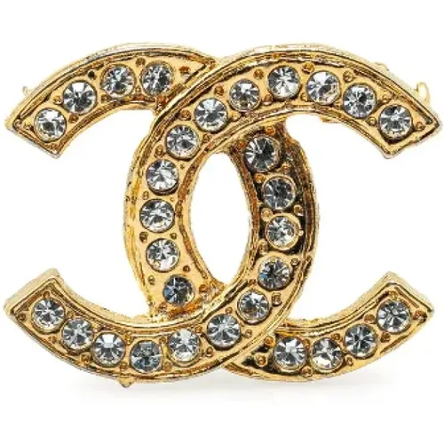 Pre-owned Metal brooches , female, Sizes: ONE SIZE - Chanel Vintage - Modalova