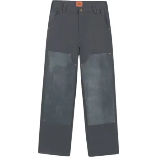 Waxed Double Knee Pants , male, Sizes: W34, W32, W36 - Dickies - Modalova