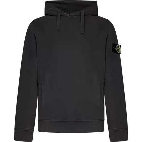 Grauer Sweatshirt Aw24 Stilvoller Komfort , Herren, Größe: M - Stone Island - Modalova