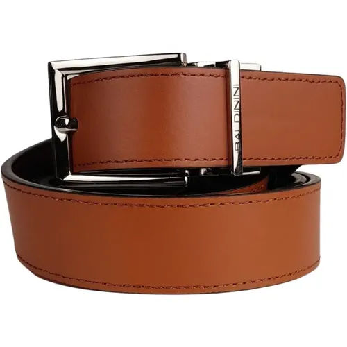 Elegant Reversible Leather Belt , unisex, Größe: 110 CM - Baldinini - Modalova