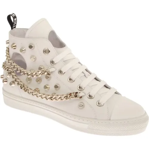 Studded Chain Knöchel Sneakers , Damen, Größe: 41 EU - John Richmond - Modalova