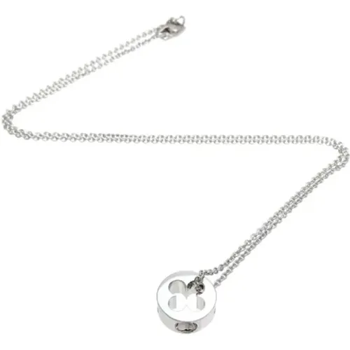 Pre-owned White Gold necklaces , female, Sizes: ONE SIZE - Louis Vuitton Vintage - Modalova