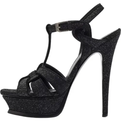 Pre-owned Fabric sandals , female, Sizes: 2 UK - Yves Saint Laurent Vintage - Modalova