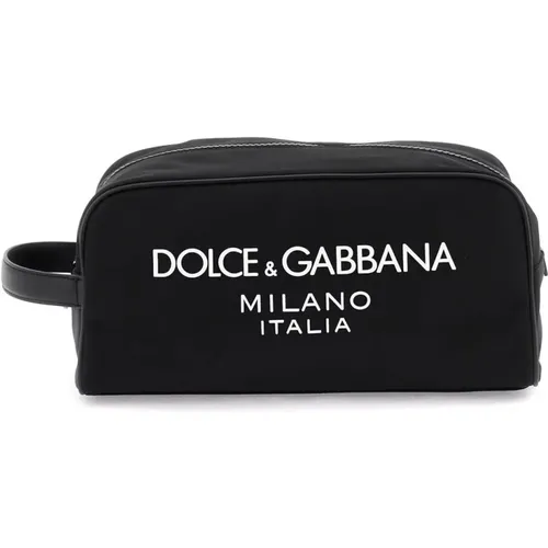 Rubberized Logo Beauty Case,Gummiertes Logo Beauty Case - Dolce & Gabbana - Modalova