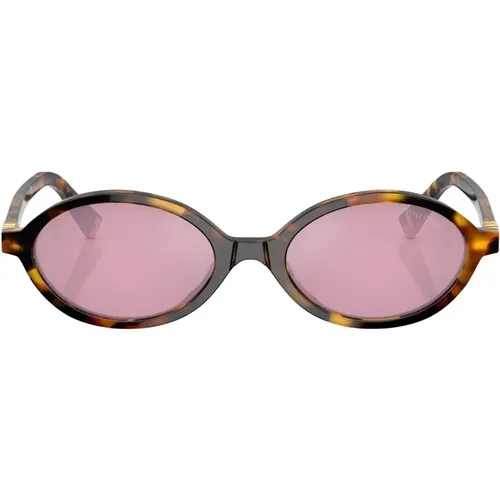 Sunglasses Mu04Zs Vau50D , female, Sizes: 50 MM - Miu Miu - Modalova