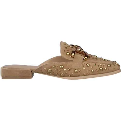 Studded Flat Mules , female, Sizes: 8 UK, 6 UK, 9 UK, 7 UK, 5 UK, 4 UK - Alma en Pena - Modalova