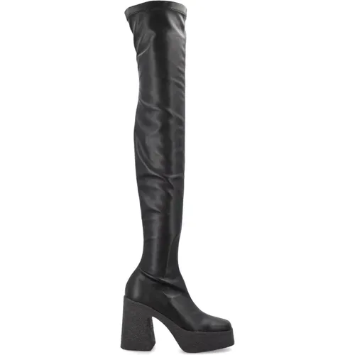 Knee High Platform Boots , female, Sizes: 3 UK - Stella Mccartney - Modalova