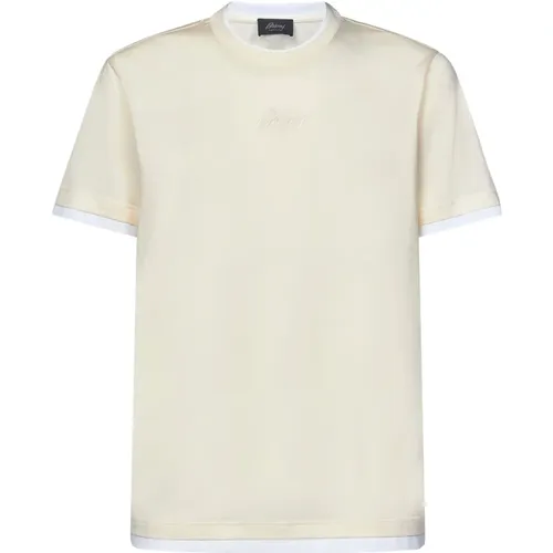 T-Shirts , Herren, Größe: XL - Brioni - Modalova