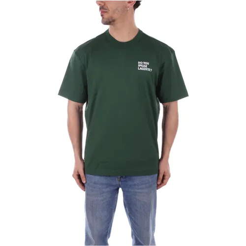 T-shirts and Polos , male, Sizes: L, S - Lacoste - Modalova
